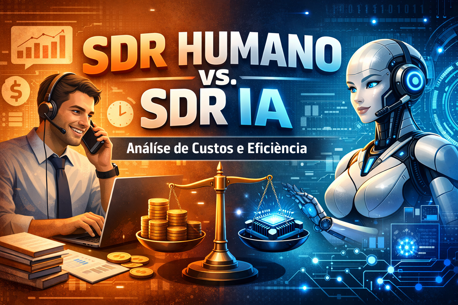 SDR Humano vs. IA: Qual Gera Mais Valor Para Seu Negócio?